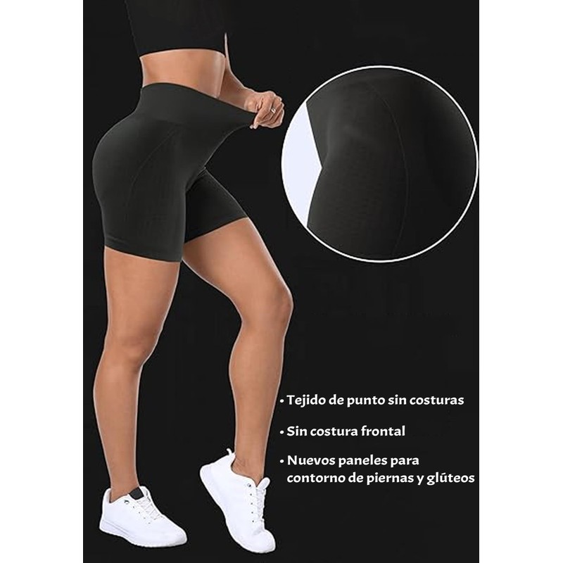 MONAS Pantalones Cortos de Entrenamiento para Mujer, 3.5 Pulgadas, sin