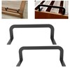 2Pcs Mattress Slide Stopper,Metal Mattress Retainer Bar for Adjustable Beds,Mattress
