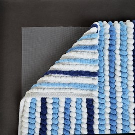 Allure Bath Fashions Non slip safety mat anti slip under rug rubber underlay 50 x 67cm for bath mats