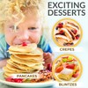 Crepe Maker Machine (Easy to Use), Pancake Griddle – Nonstick