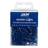 JAM papel® – Clips – Regular y Jumbo Clips, Azul,
