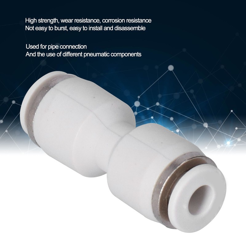 Pneumatic Fitting Tube Connector Straight Push to Connect Fittings Connects