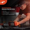 A-Premium Juego de 2 Filtros de Aire de Motor