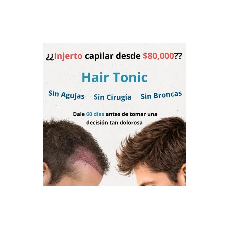 Kit Crecimiento Capilar Anticaida Hair Tonic + Shampoo