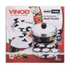 Vinod Cookware Hard Anodized Induction Bottom Multi-Kadai for Idli and