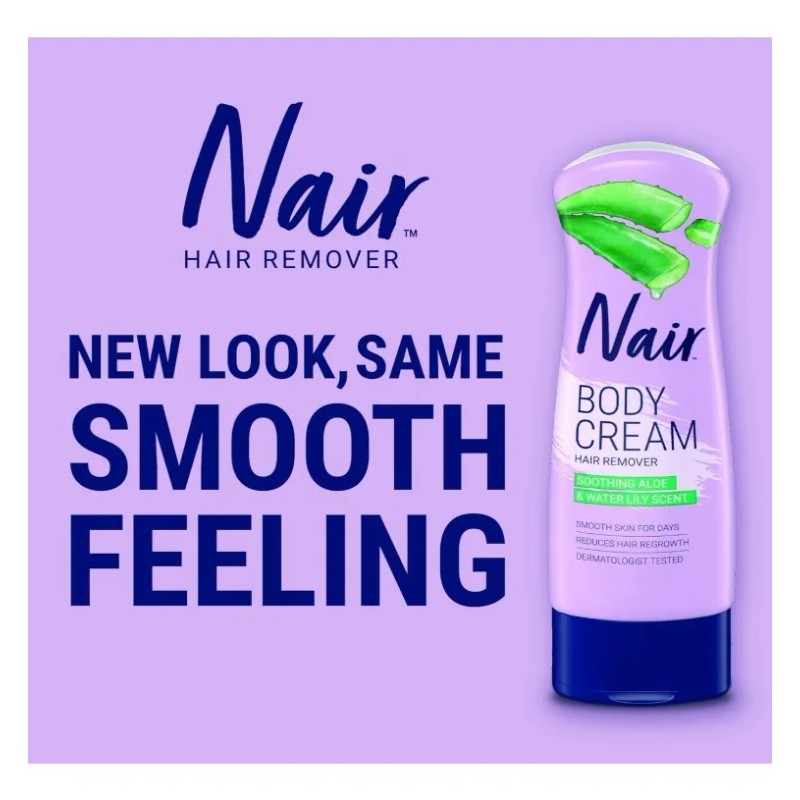 Crema Depilatoria Nair Con Aloe Vera Piel Suave Vello Grueso
