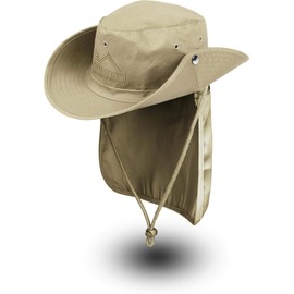normani Bush Hat Outdoor Floppy Hat Outback with Removable Neck Protection