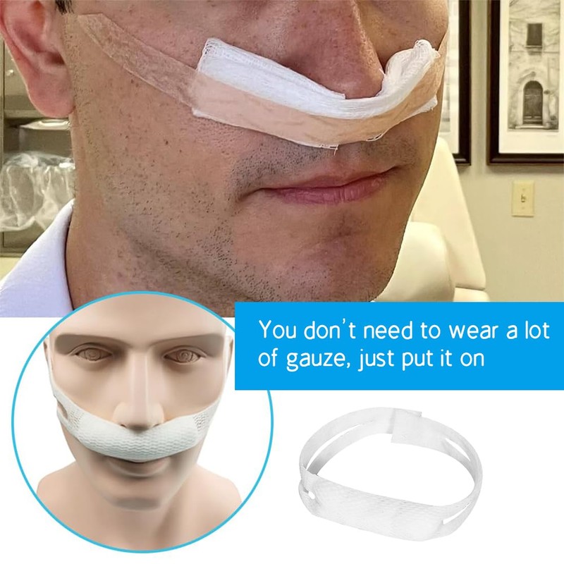 Elastic Nose Bandage 5 Pcs Nasal Dressing Holders External Nose