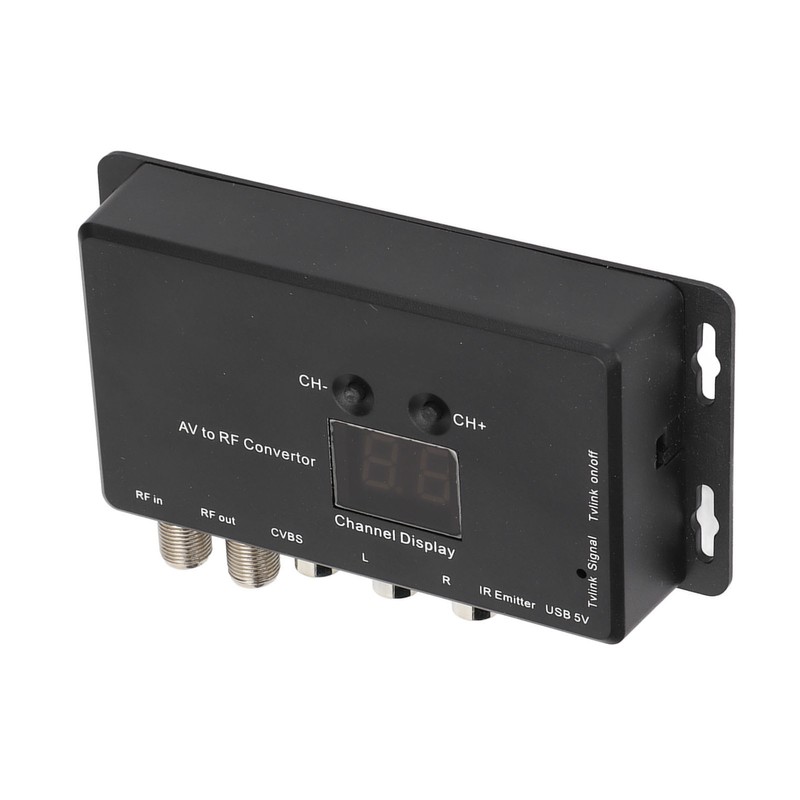TV Link Modulator Adjustable Support PAL NTSC AV to RF