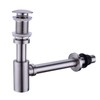 GORDEE Bathroom Sink Stopper P-Trap Complete Set Adjustable 1-1/4 Bottle