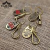 [TAILOR JAPAN] GOOD LUCK AMERICAN VINTAGE KEYCHAIN KEY RING BRASS,