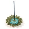 GURU SHOP Lotus Incense Holder Ceramic Two-Tone – Model 17,