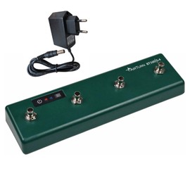 Airturn BT500-S4 Bluetooth Fußschalter Footswitch Controller Fernbedienung mit keepdrum 9V Netzteil