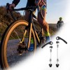 LIKENNY 自転車 クイック リリースレバー 2個セット アルミ合金製 ハブパーツ 前/後軸 フロント/リア ホイールブロックリリースレバー