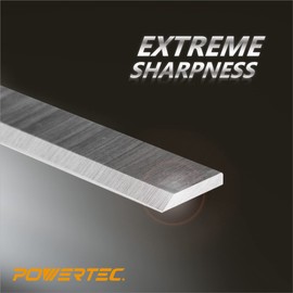 Powertec 148032 juntas 6-inch HSS Cuchillos de repuesto para Delta 37 - 658, Conjunto de 3