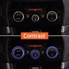 AC Climate Control Knob Outer Ring Covers Interior Trim for