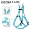 PUPTECK No Pull Dog Harness Soft Adjustable Basic Nylon Step