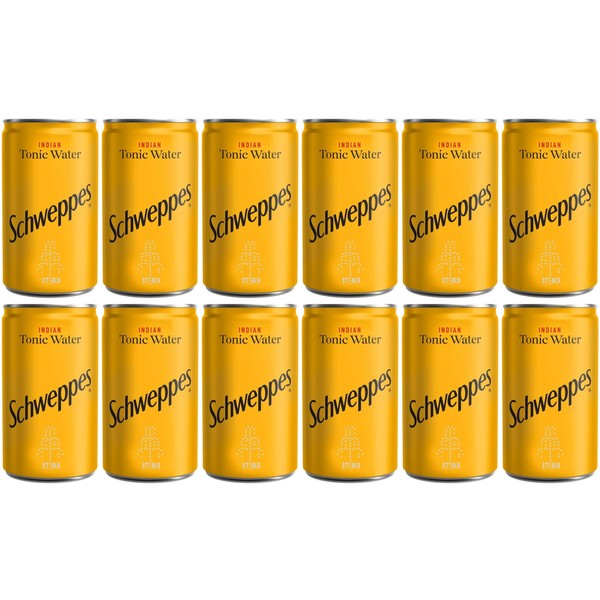 Schweppes Indian Tonic Water 150ml (Pack of 12)