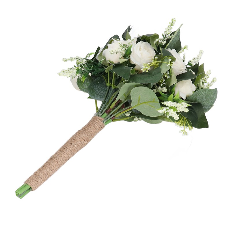 Wedding Bouquet Artificial Fake Flower Bouquet Romantic Bridal Hand Bouquet