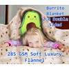 KINIA Giant Burrito Tortilla Blanket Set - 2.0 Double Sided