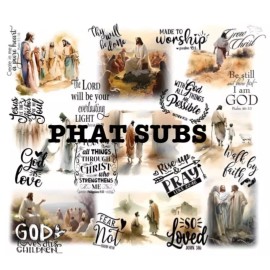 Unbranded 20oz Sublimation Tumbler Wrap Rise Up Ready to Press Heat Transfer