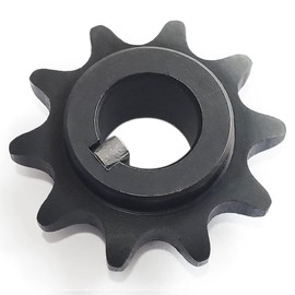 QYMOTO 5/8" Bore Chain Sprocket 10 Tooth 40 41 420 Chain Front Sprocket 3/16" Keyway Compatible with Coleman KT196, CK196 GK200 BK200 Realtre RTK200 Hammerhead Mudhead 80T Trailmaster Mid