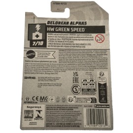 Hot Wheels 2024  Hot Wheels  DELOREAN  ALPHA5, 7/10 Green Speed. #85/250