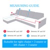 LUFEIJIASHI Sectional Couch Covers l Shape 3 Seater 2 Pieces