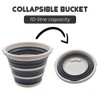 Collapsible Bucket 10L – Portable Foldable Camping & Festival Bucket