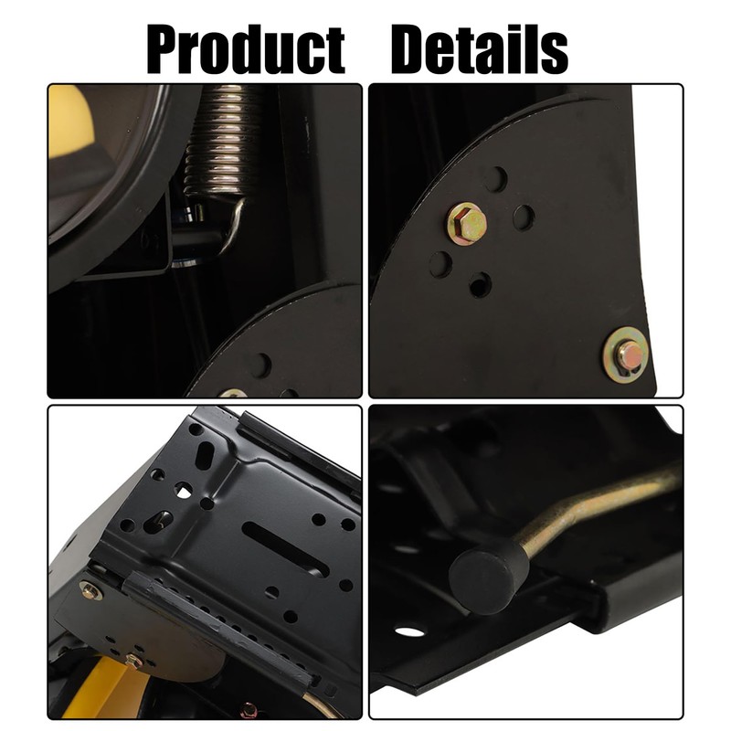 Yellow Adjustable Tractor Suspension Seat Replacement for Tractor 5200 5210