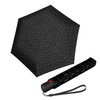 Knirps U.200 Ultra Light Duomatic Rain Pocket Umbrella Black, black,