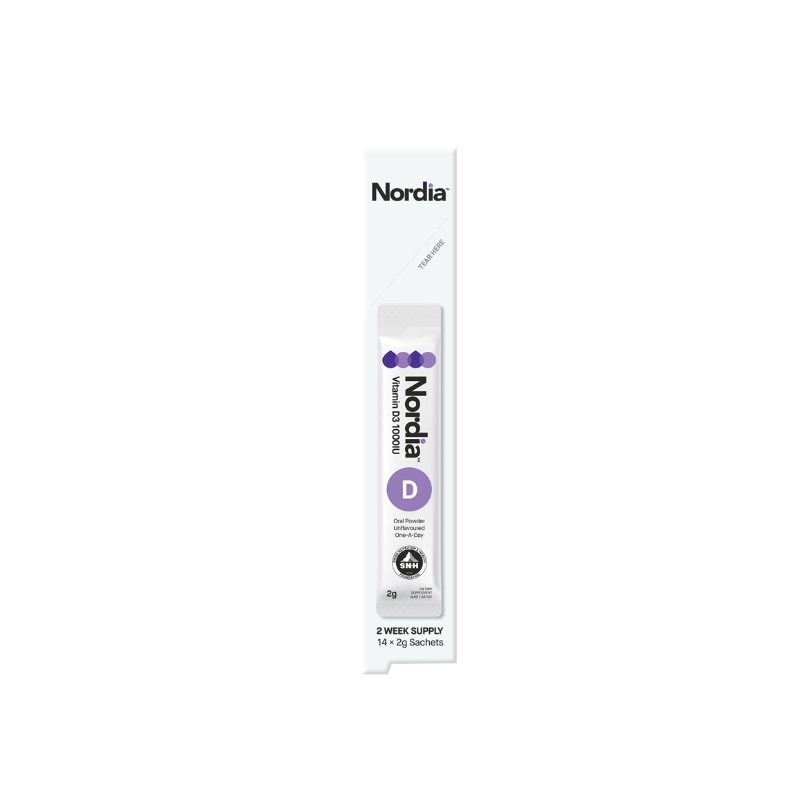 Nordia Vit D3 1000iu Sachets 14pk