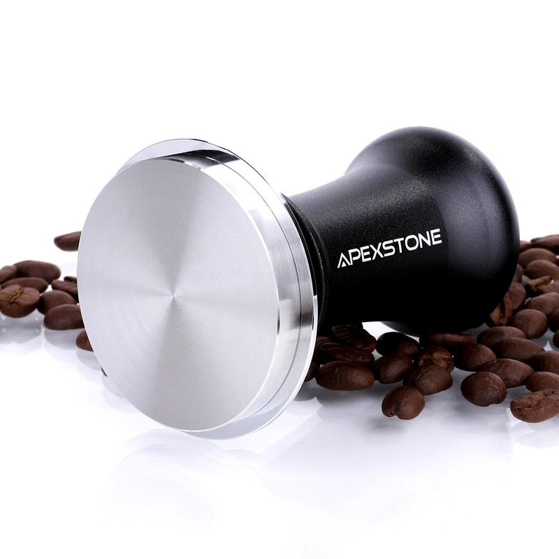 Apexstone Coffee Tamper Spring Loaded 51mm, Calibrated Espresso Tamper 51mm,