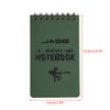 WOWOWO Tactical Notebook All-Weather Waterproof Writing Paper Notebook Military Outdoor