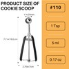 JUNADAEL J Mini Cookie Scoop, Extra Small,1 Tsp Cookie Dough
