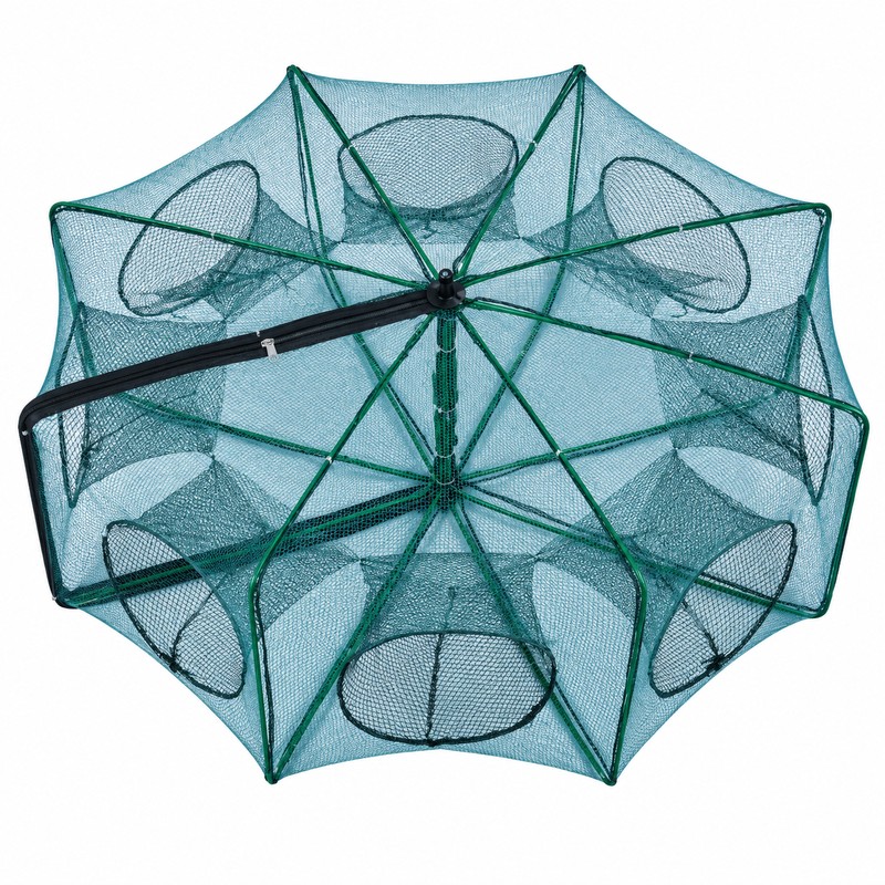 Foldable Fishing Net Trap – Nylon Mesh Hand Fishing Net