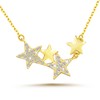 KITEENAL Star Necklace for Girls Women - Sterling Silver Adjustable