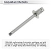 RATCHROLL 50 Pcs Open End Large Flange Blind Rivets 4.8mm