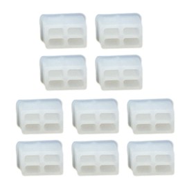 YHAILI SFP Dust Caps Pack of 10 Fiber Optic Connector Caps for Effective Protection and Quick Installation in Various Environments