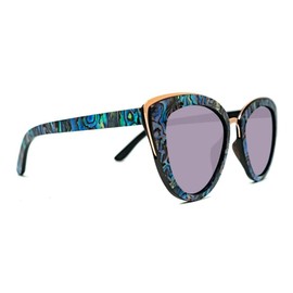 My Shades Slyk Bombshell Sunglasses (Abalone Seashell/Violet)