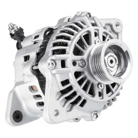Alternator Fit for Subaru 2.5 2.5L Forester 2003-2006, Fit for Baja 2003-2005, Fit for Outback Legacy 2000-2004, Fit for SAAB 9-2X 2.5L 2005, 23700-AA370, 23700-AA37A, 13889 Silver