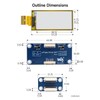 Waveshare 2.13inch Flexible E-Ink Display HAT for Raspberry Pi black/white