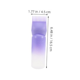 TOVINANNA 2pcs Hair Oiling and Dye Applicator Brush Versatile Tool for Hair and Coloring Portable Easy to Clean for Travel