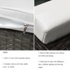 VAKADO Outdoor Patio Furniture Chair Cushion Replacement Covers Set of