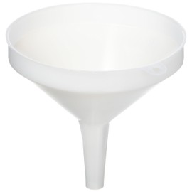 Kristallon K508 Plastic Funnel, 150 mm x 8 mm Spout x 155 mm Height