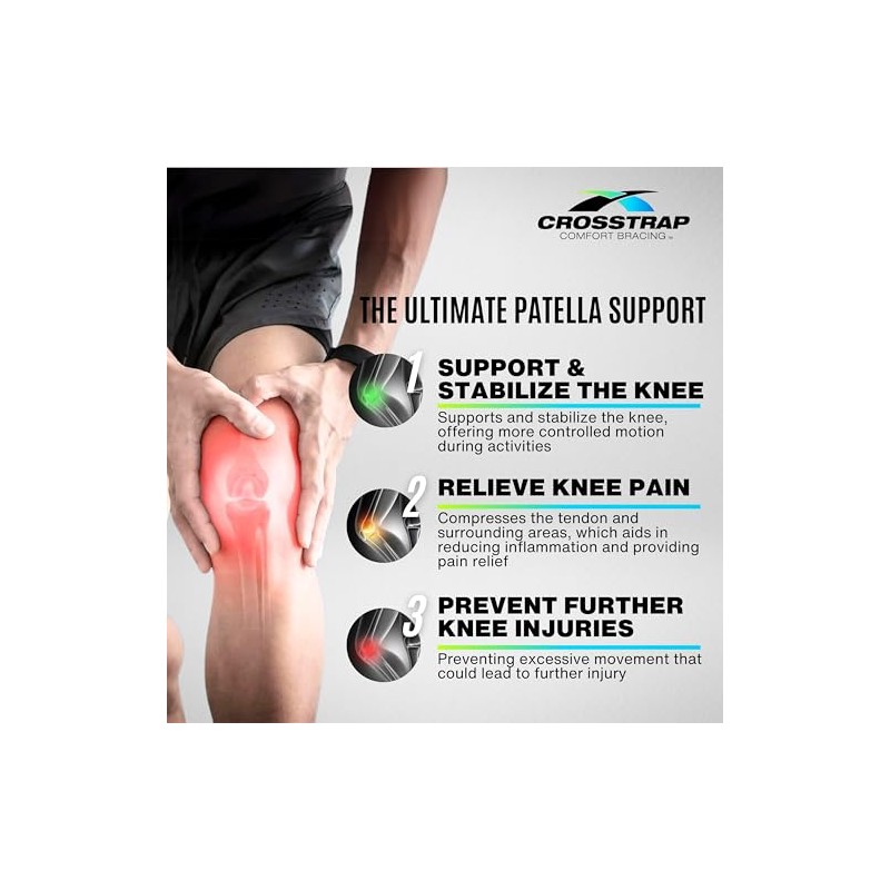 Rodillera Estabilizadora Rótula Correr Ciclismo Senderismo Deportes Alivio Dolor Rodilla