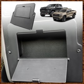 Muslogy for 2023-2025 2026 Colorado & Canyon Center Console Hidden Storage Insert Secret Compartment Center Console Organizer Compatible with Chevy Colorado/GMC Canyon 2026 2025 2024 2023