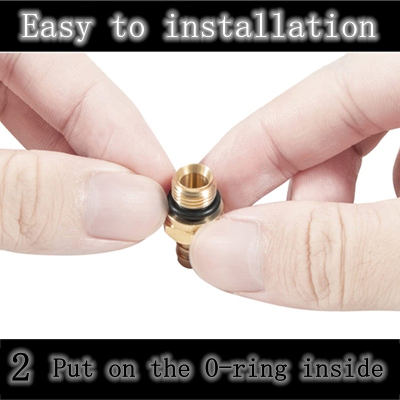 Yoursme 2Pcs Compatible Chemical Injector Set for Pressure Washer Replacement