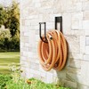 Garden Hose Holder Wall Mount - Metal Water Hose Hanger