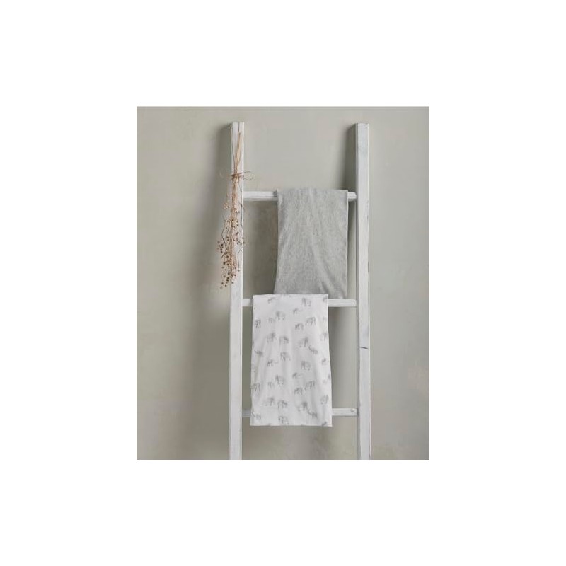 Mamas & Papas 2 Pack Cot/Bed Fitted Sheets, Elephant